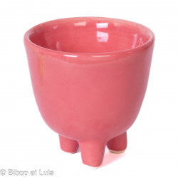 Petit Pot en Céramique Uni rose - Bibop et Lula