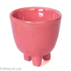 Petit Pot en Céramique Uni rose - Bibop et Lula