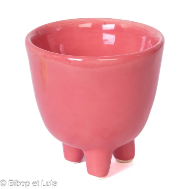 Petit Pot en Céramique Uni rose