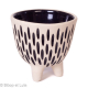 Petit Pot en Céramique Traits Noir - Bibop et Lula