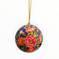 Boule de Noël Sanjay bleu - Bibop et Lula