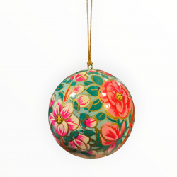 Boule de Noël Sanjay vert - Bibop et Lula