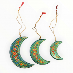 Décoration à suspendre Luna turquoise - Bibop et Lula