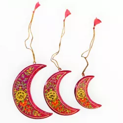 Décoration à suspendre Luna rose - Bibop et Lula