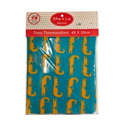 Tissu thermocollant Croco - Bibop et Lula