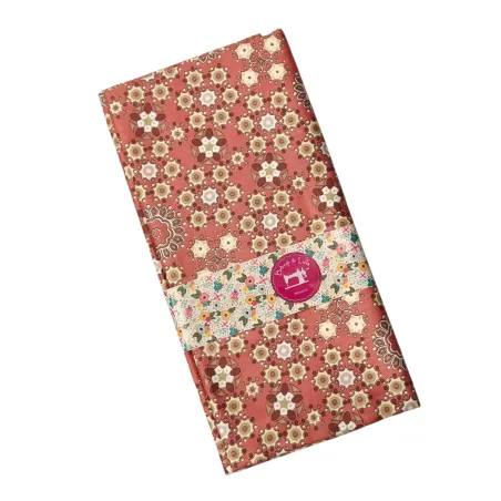 Coupon tissu 1 mètre Milkyway red