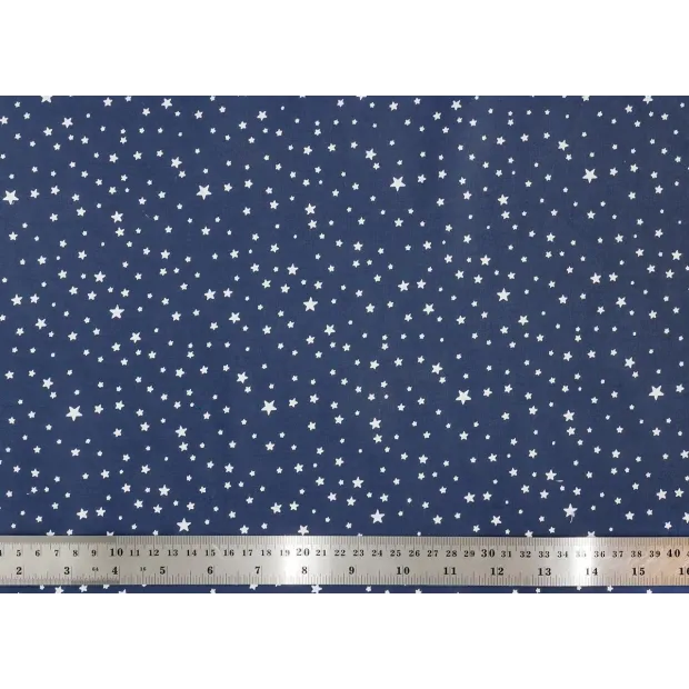 Coupon tissu 1 mètre Blue star