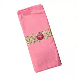 Coupon tissu 1 mètre Mini pois rose - Bibop et Lula