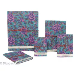 Carnets tissu Pallav, papier recyclé - Bibop et Lula
