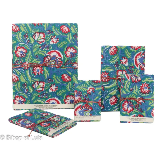 Carnets tissu Nilapapier recyclé