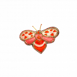 Broche Abeille rose - Bibop et Lula