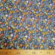 Tissu coton Foisonnement bleu - Bibop et Lula