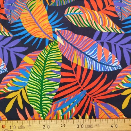 Tissu viscose Free Jungle