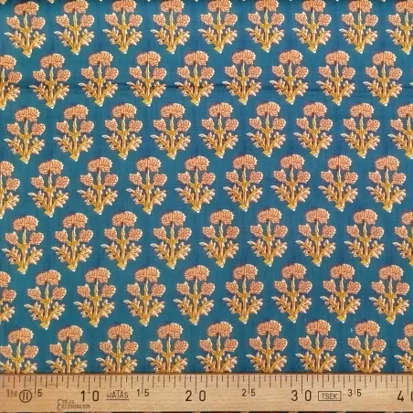Tissu coton Green Dandelion