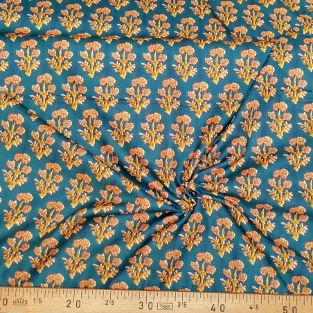 Tissu coton Green Dandelion