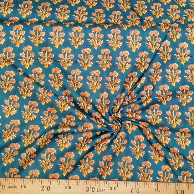 Tissu coton Green Dandelion