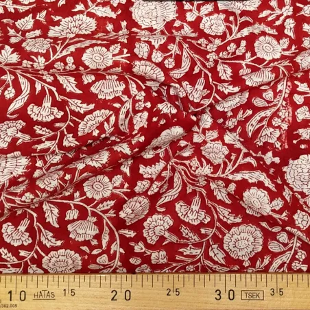 Tissu Block Print Indien Kanpur