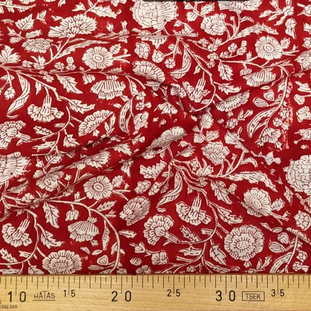 Tissu Block Print Indien Kanpur