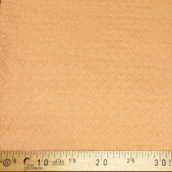 Tissu brodé Rayé Saumon - Bibop et Lula