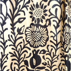 Rideau voile de coton KANWAL - Bibop et Lula