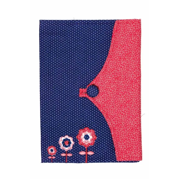 Protège carnet de santé fille tissu original Lily