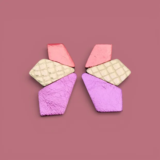 Boucles d'oreilles Mini Demeter Rose