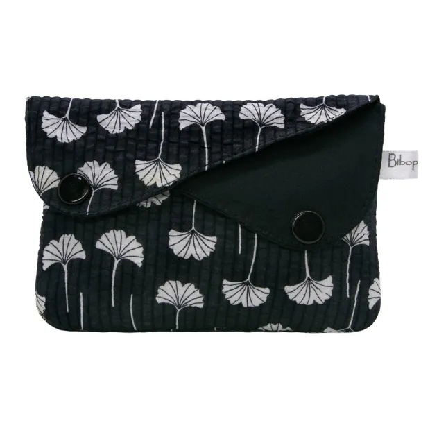 Petite pochette deux compartiments Biloba