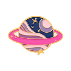 Pins "Pink Saturn" - Bibop et Lula