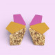 Boucles d'oreilles Demeter Rose Jaune - Bibop et Lula