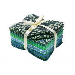 Lot de vingt fat quarters Amazonie - Bibop et Lula