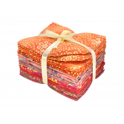 Lot de vingt fat quarters Rio - Bibop et Lula