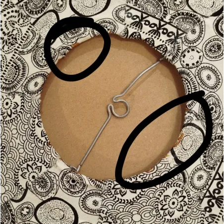 Lampion tissu boule japonaise ovale Garis