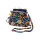 Petit sac rétro à clip Indigo Bloom - Bibop et Lula