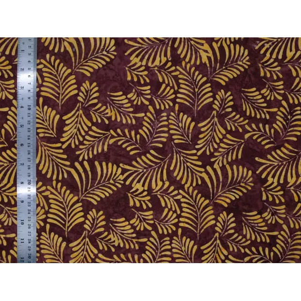 Tissu coton Batik Pteris