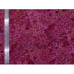 Tissu coton Batik Hibiscus - Bibop et Lula
