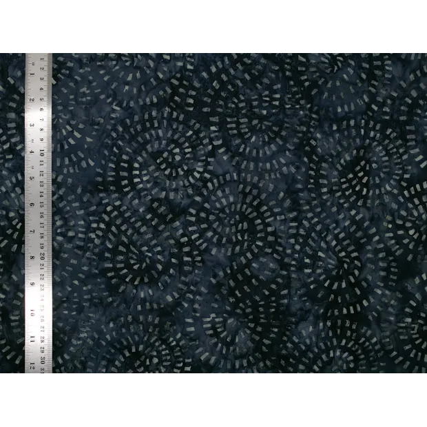 Tissu coton Batik Circonvolution