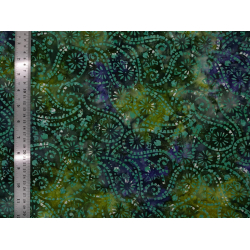Tissu coton Batik Bacille - Bibop et Lula