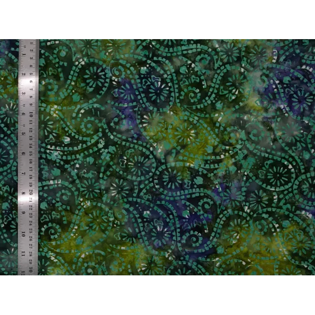 Tissu coton Batik Bacille