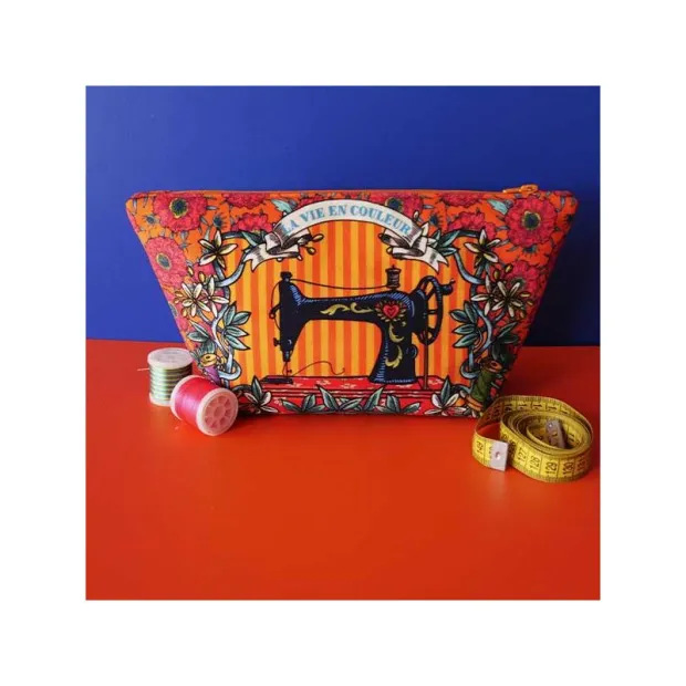 Kit couture trousse "Passion couture orange"