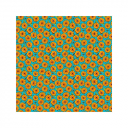 Coton bio Mini Saga bleu - Bibop et Lula