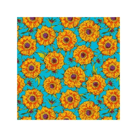 Coton bio Mini Saga bleu