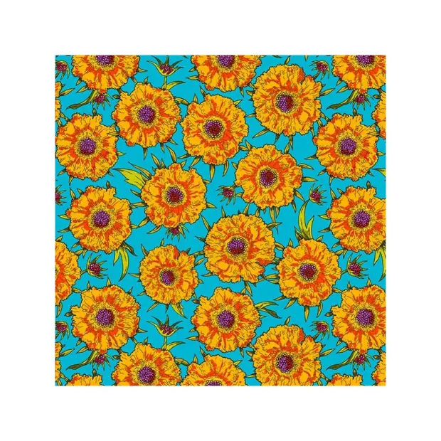 Coton bio Mini Saga bleu