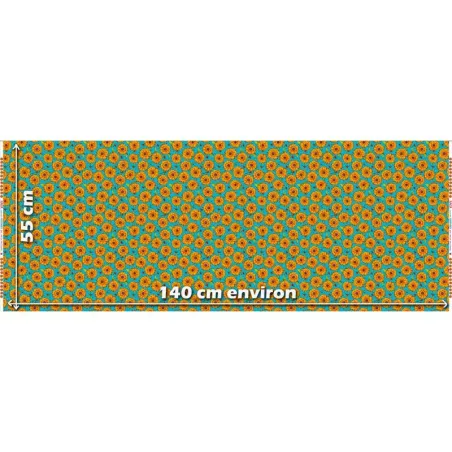 Coton bio Mini Saga bleu