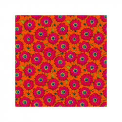 Coton bio Saga orange - Bibop et Lula