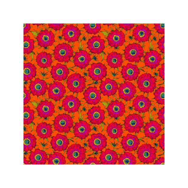 Coton bio Saga orange