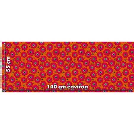 Coton bio Saga orange