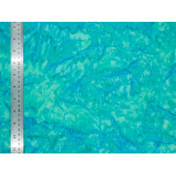 Coton Batik Vert d'eau - Bibop et Lula