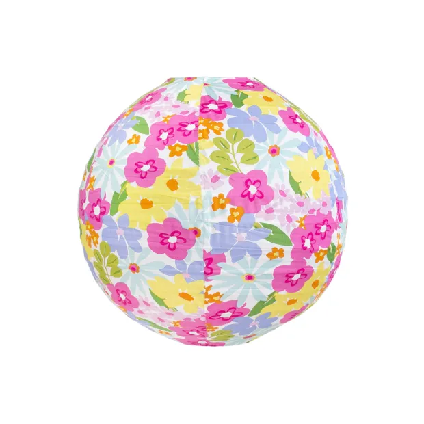 Lampion tissu boule japonaise rond Alma