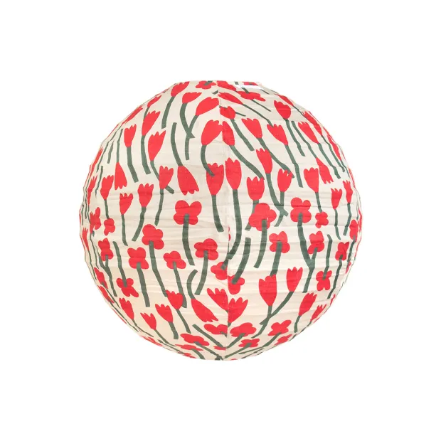 Lampion tissu boule japonaise rond Amapola