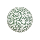 Lampion tissu boule japonaise rond Antalya Sauge - Bibop et Lula